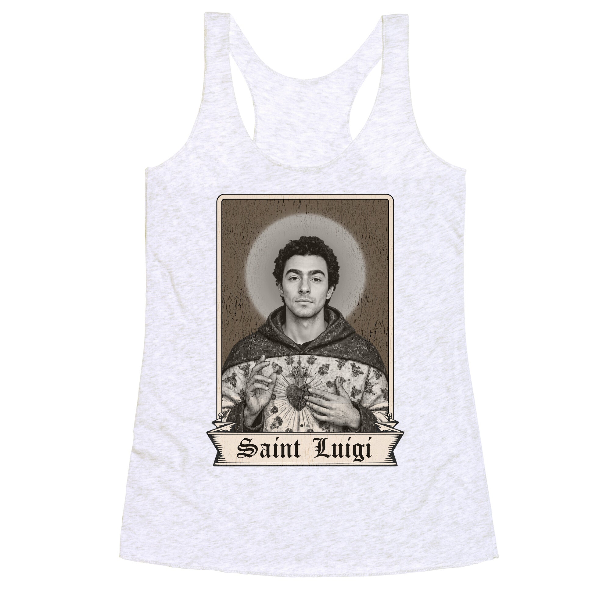 St Luigi Mangione Racerback Tank